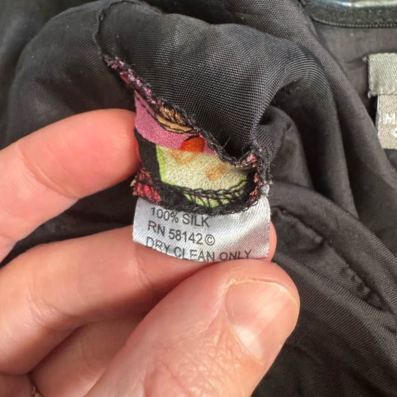 Muse 100% Silk Floral Halter Corset Top Y2K Sweetheart retro floral - Picture 12 of 12